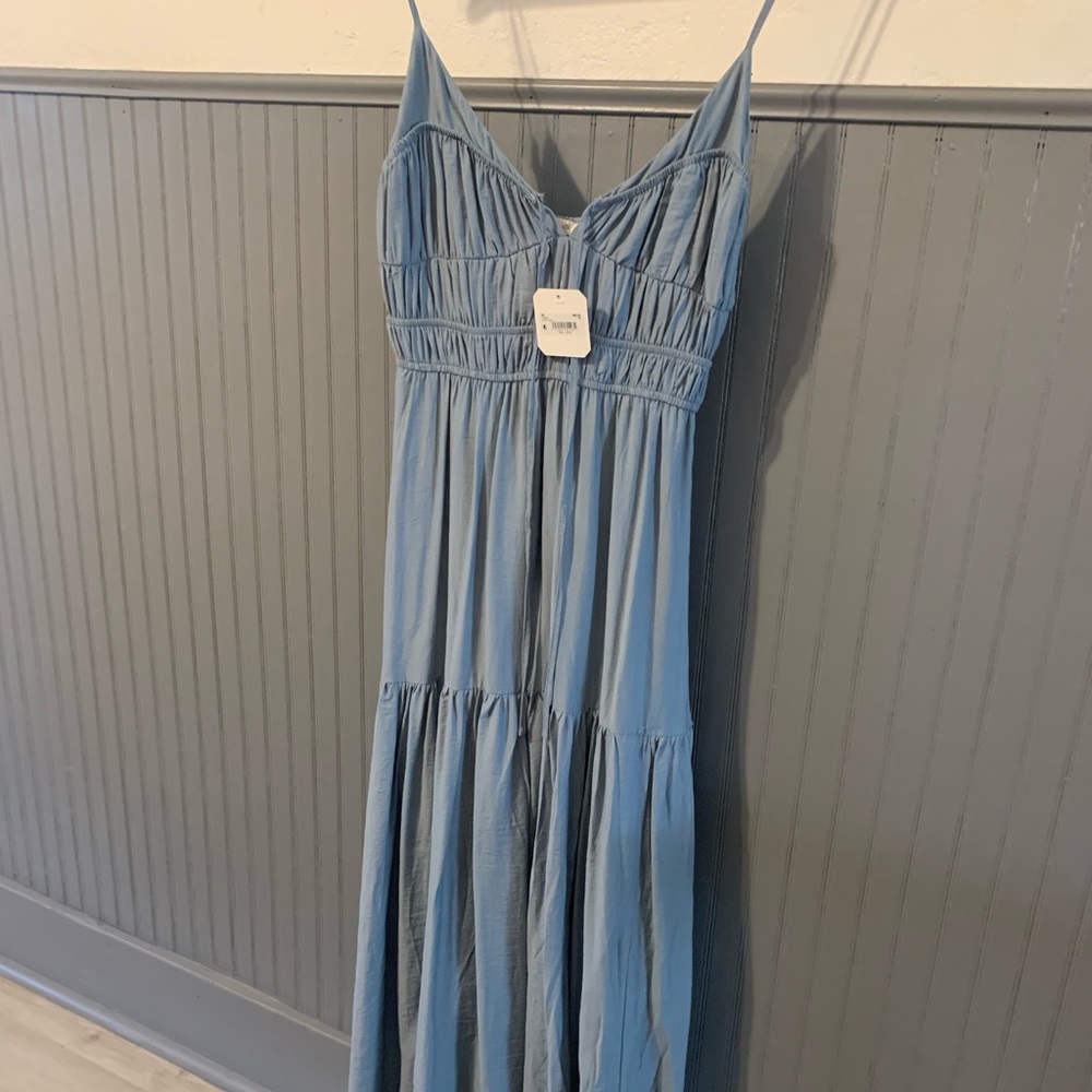 Altar'd State Light Blue Maxi Dress